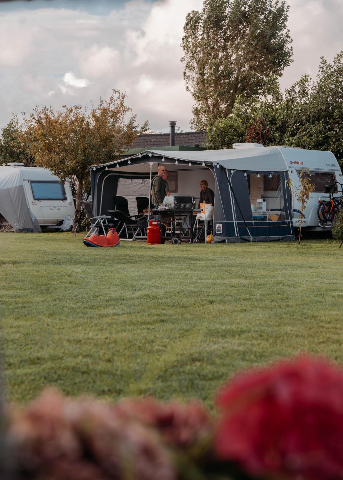 Camping De Tulpenweide Lege Kampeerplaats, Lege Plaats Op Het Gras Zonder Bed Breezand Экстерьер фото